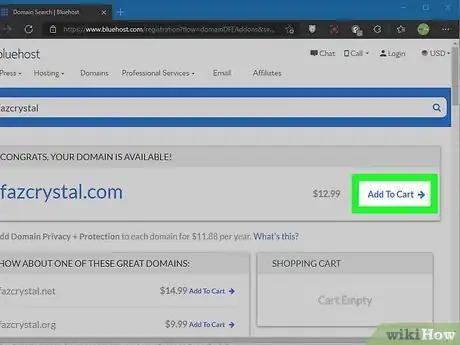 Image titled Get a Bluehost Domain Step 14
