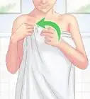 Make a Body Wrap Towel After a Shower