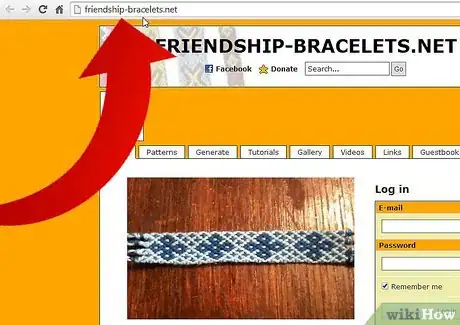 Image titled Choose a Pattern on Friendship–Bracelets.net Step 1