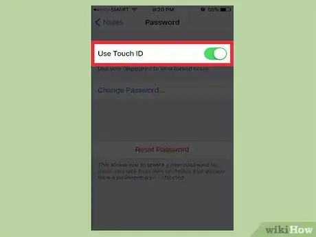 Image titled Password Protect Your Notes in iOS Step 7