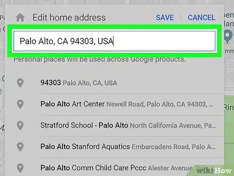 Image titled Change Your Home on Google Maps on PC or Mac Step 6