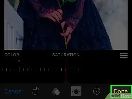 Image titled Change the Saturation of an iPhone Photo Step 9