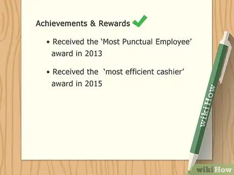 Image titled Put Cashier Experience on a Resume Step 10