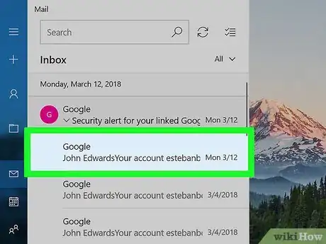 Image titled Delete an Email on PC or Mac Step 3