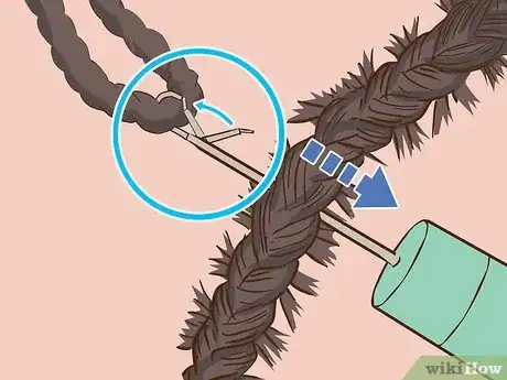 Image titled Add Hair to Braids Step 13