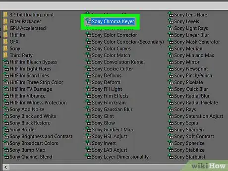 Image titled Use the Chroma Key_Green Screen on Sony Vegas Pro Step 3