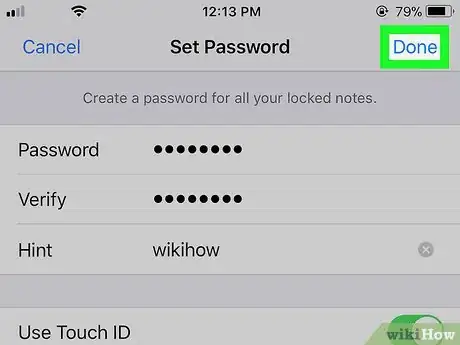 Image titled Protect Sensitive iCloud Notes on iPhone or iPad Step 7