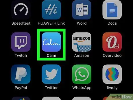 Image titled Meditate with Calm App on iPhone or iPad Step 1
