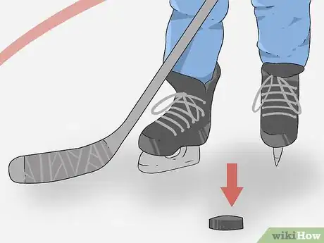 Image titled Take a Slapshot in Ice Hockey Step 2