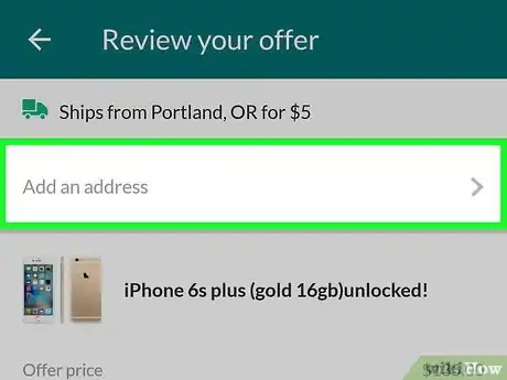 Image titled Pay on OfferUp on iPhone or iPad Step 12