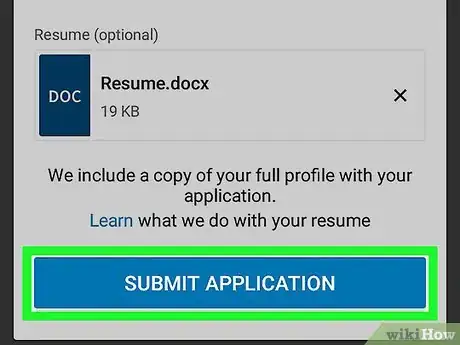 Image titled Add Your Resume to LinkedIn on Android Step 9