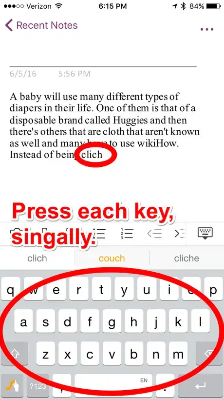 Image titled Use the Swype Keyboard on an iPhone Part 3 B Step 1.png