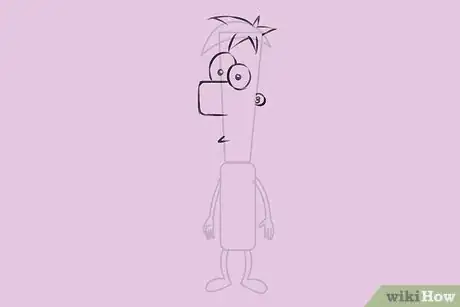Image titled Draw Ferb Fletcher from Phineas and Ferb Step 4
