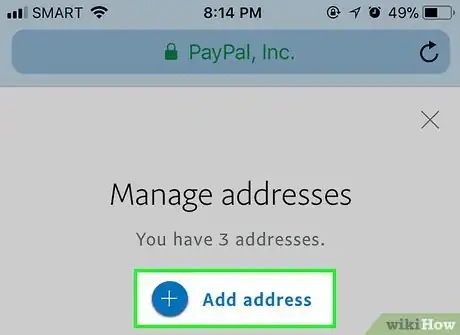 Image titled Change Your Primary Address on PayPal on iPhone or iPad Step 7