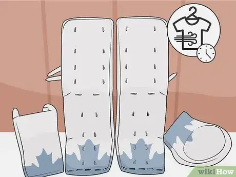 Image titled Remove Puck Marks from Goalie Pads Step 08