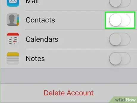 Image titled Edit an Email Account Used for the Contacts App on an iPhone Step 12
