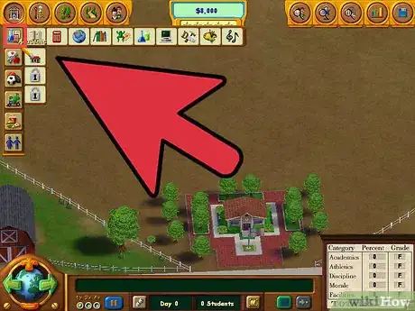 Image titled Be Successful at School Tycoon Step 1