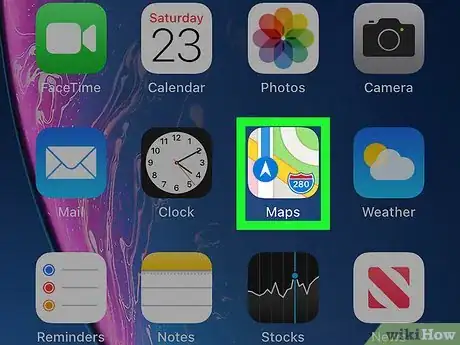 Image titled Share Your ETA on Apple Maps Step 1