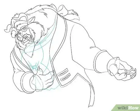 Image titled Draw the Beast from Beauty and the Beast Step 5