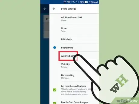 Image titled Delete a Board on Trello Step 13