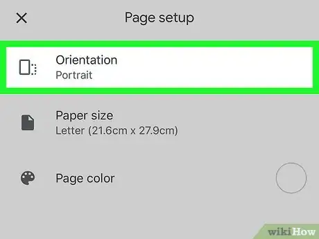Image titled Do Landscape in Google Docs on iPhone or iPad Step 5
