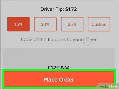 Image titled Tip on DoorDash on iPhone or iPad Step 8