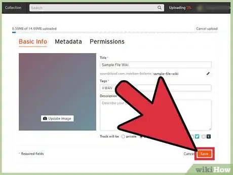 Image titled Upload WAV Files to Facebook Step 6