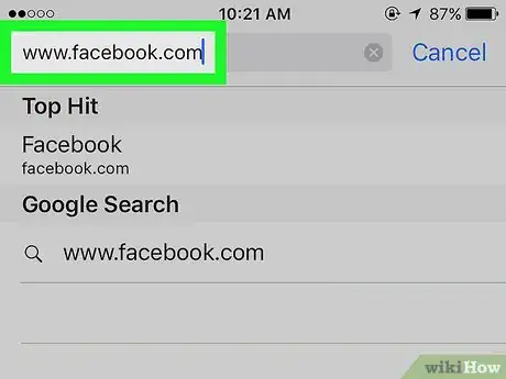 Image titled Hide Your Number of Friends on Facebook on iPhone or iPad Step 2