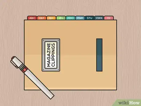 Image titled Organize Binders on a Shelf Step 3