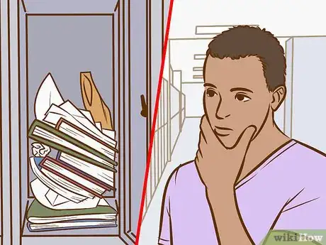 Image titled Fit All of Your Stuff in Your Tiny Locker Step 2