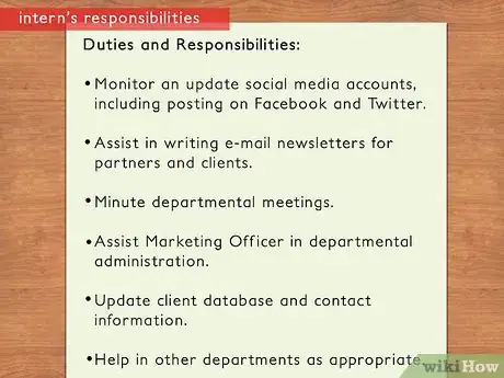 Image titled Write a Job Description for an Intern Step 4