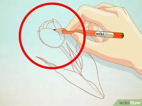 Image titled Draw a Tulip Step 3