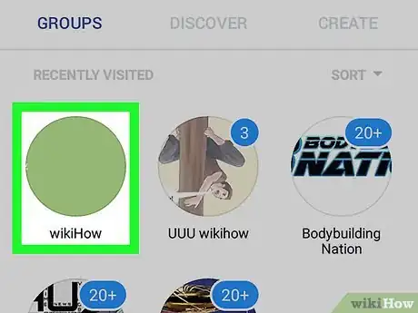 Image titled Organize Facebook Groups on Android Step 4