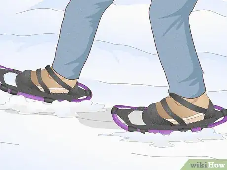 Image titled Snowshoe Step 2