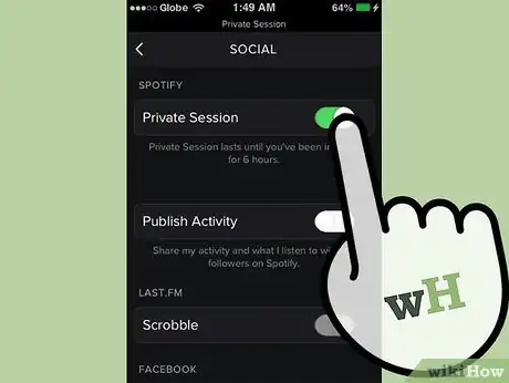 Image titled Make Your Sessions Private on Spotify Step 8