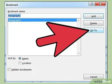 Image titled Add a Bookmark in Microsoft Word Step 12
