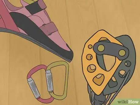 Image titled Start Rock Climbing Step 1