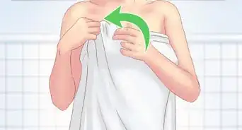Make a Body Wrap Towel After a Shower
