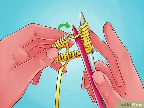 Image titled Knit With Double Pointed Needles Step 10