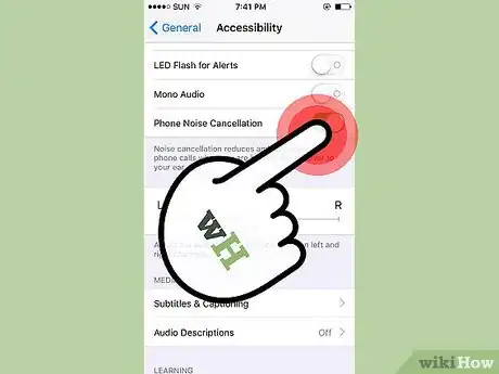 Image titled Use Noise Cancellation on an iPhone Step 4