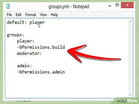 Image titled Set up Bpermissions for a Minecraft Bukkit Server Step 8Bullet5