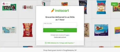 Image titled Use Instacart's Website on a PC or Mac Step 1.png