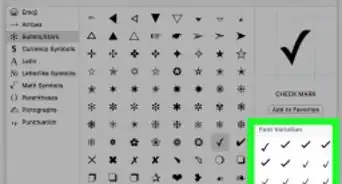 Add a Check Mark to a Word Document
