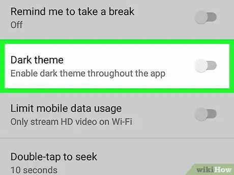 Image titled Enable Dark Mode on YouTube on Android Step 5
