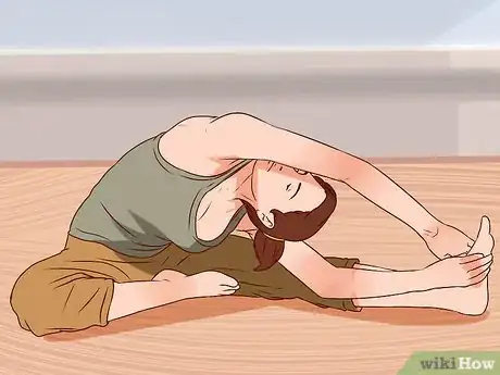 Image titled Do the Revolved Head to Knee Pose in Yoga Step 10