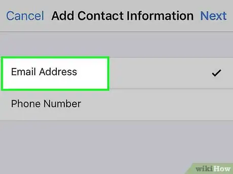 Image titled Add an Email Address to Your Apple ID on an iPhone Step 6