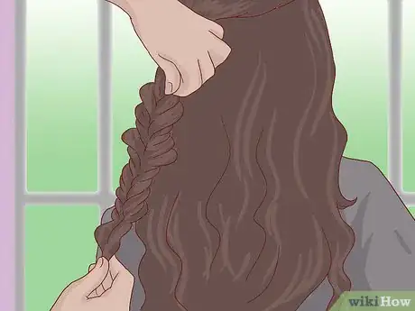 Image titled Make a Half‐Up Fishtail Ponytail Step 9