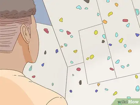 Image titled Rock Climb Overhangs on a Rock Wall Step 1