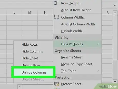 Image titled Unhide Columns in Excel Step 6