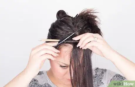 Image titled Curl Your Hair with a Pencil Step 4